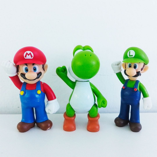 Pack X3 Figuras de colección - Mario Bros 🎎